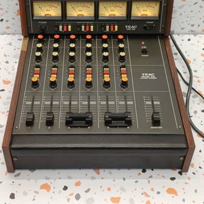 TEAC Model 2A mixing console + TEAC MB-20 bridge with VU meters (Tascam) image 2
