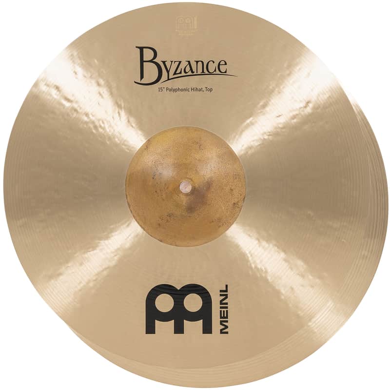 Meinl 15" Byzance Traditional Polyphonic Hi-Hat Cymbal (Top) image 1
