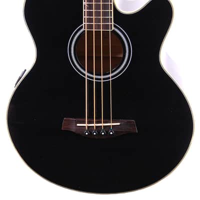 Ibanez AEB5E Acoustic Electric Bass Guitar - Black image 2
