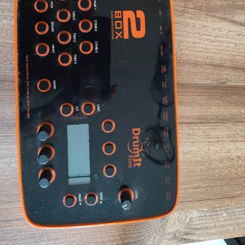 2011 2Box Drummit5 Mk1 Orange & Black