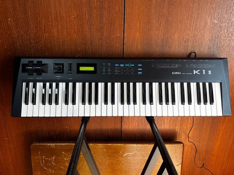 Kawai K1ii digital PCM-waveform synthesizer w/ box power supply image 1