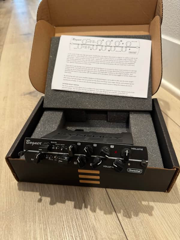 Synergy Bogner Uberschall Preamp Module 2020 - Black image 1