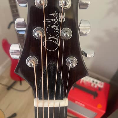 PRS SE A50E Angelus with Fishman GT1 Pickup 2018 - 2021 - Fire Red Burst image 2