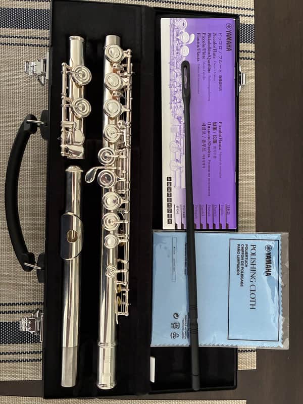 Yamaha YFL-222 Standard Flute 2010s - Silver-Plated image 1