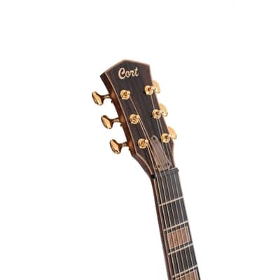 CORT MODERNBLACK Masterpiece Series Dual Side Soundhole Acoustic/Electric Guitar image 3