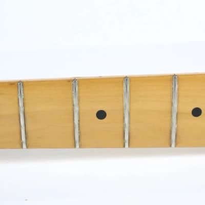1977 Vintage Fender Precision Bass Lefty Maple 4-Bolt NECK Left-Handed 1970s USA PBass4-Bolt Neck image 5