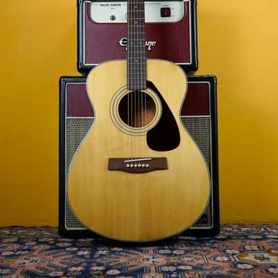 1970-75 Yamaha Orange Label FG-152 Natural Made in Japan Acoustic + Hard Case image 5