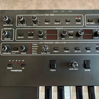 Sequential Prophet-6 49-Key 6-Voice Polyphonic Synthesizer 2018 - 2020 - Black with Wood Sides image 12