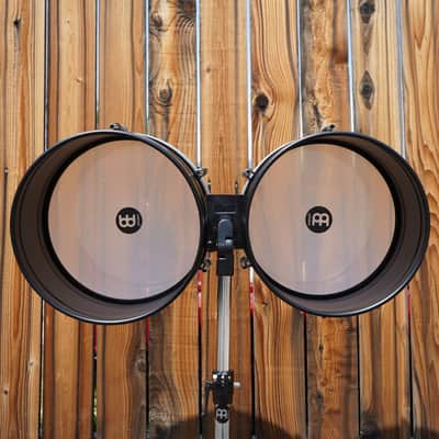 Meinl Percussion AV1BK Artist Series Amadito Valdes Steel 14" & 15" Timbales w/ Stand image 2