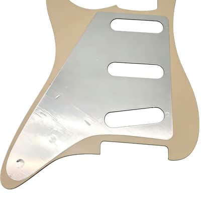Standard Stratocaster SSS Electric Guitar Pickguard Start Pickguard Scratch Plate for Fender USA/Mexican Model Style 11-Hole (Cream 3-ply) image 2