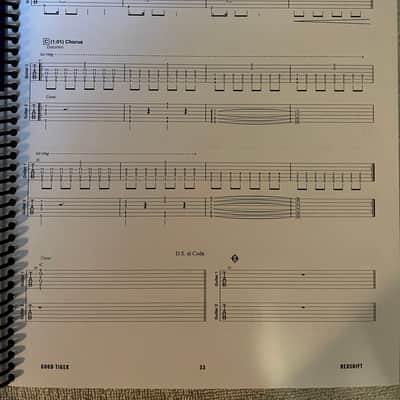 Good Tiger - Raised In A Doomsday Cult - Guitar tab / Tablature Book image 4