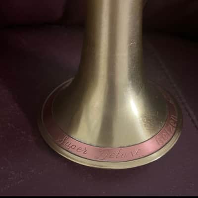 Getzen Super Deluxe Bb Trumpet (1957) SN 78838 (100% lacquer - gold tint)(professional) image 14