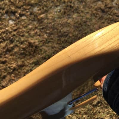 Left Handed Fender Hot Rod Precision Bass 2001 Natural Lefty image 3