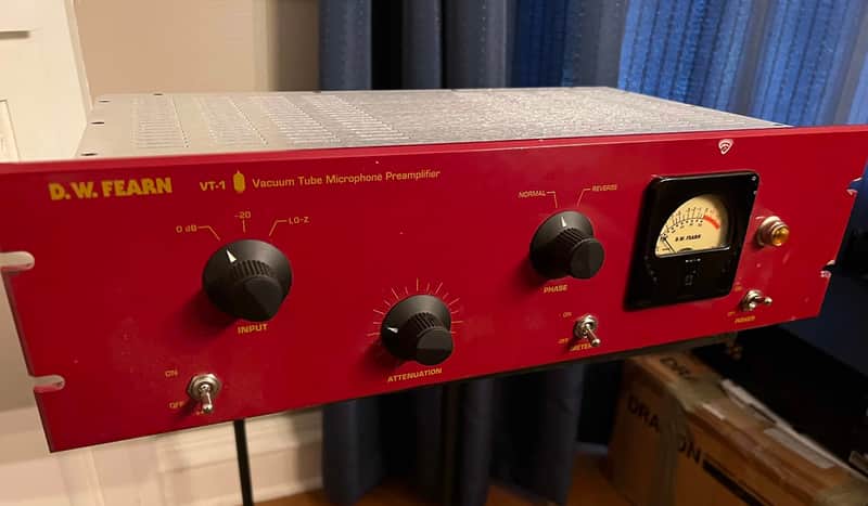 D.W. Fearn VT-1 Single Channel Tube Mic Preamp image 1