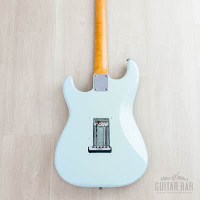 1966 Fender Stratocaster Vintage Electric Guitar Sonic Blue w/ Case image 3