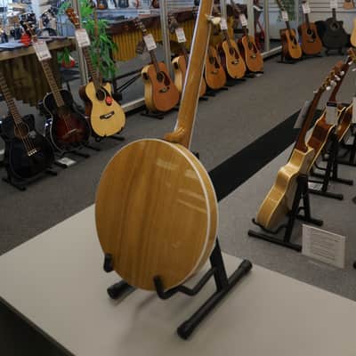 Deering White Lotus 5-String Banjo Natural image 9