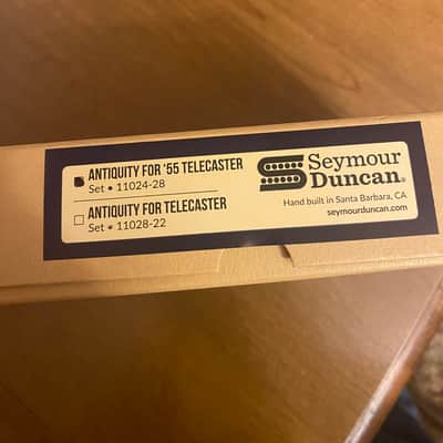 Seymour Duncan Antiquity '55 Tele Pickup Set 2010s Black / Chrome image 2