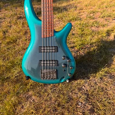 Ibanez SR305E-CUB Soundgear 2020 - Cerulean Aura Burst FULL PRO SET UP! Frets Levelled, Crowned,& Polished, Rolled Edges! image 9