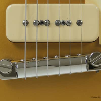 MojoAxe Compensated Wraparound Bridge for Historic Reissue Les Paul Junior, Special, R4, SG, UN-AGED image 1