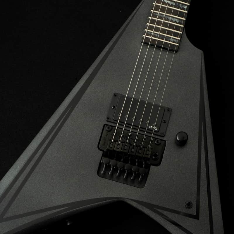 ESP EDWARDS E-ALEXI BLACKY w/ESP GB-30V -Metallic Black Satin with Gloss Black Pinstripe- #ED9211263 2026 [Made in Japan][Children of Bodom Alexi Laiho] image 1