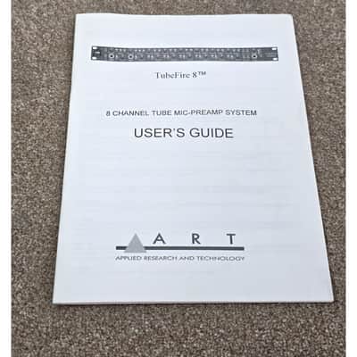 ART TubeFire 8 - Preamp - Black - Excellent w/ Original Box & Manuals image 13