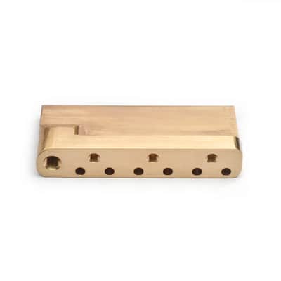 Brass Guitar Strat Stratocaster Style Bridge Tremolo Block image 4