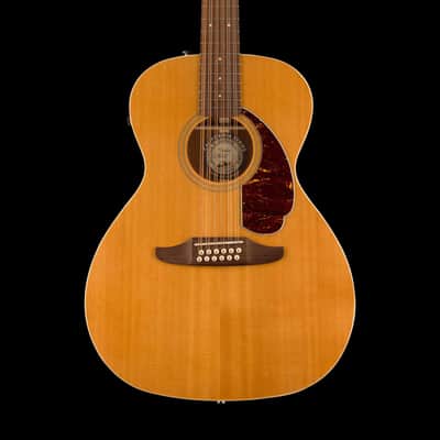 Fender Villager 12-String Acoustic-Electric Guitar Aged Natural with Gig Bag image 1