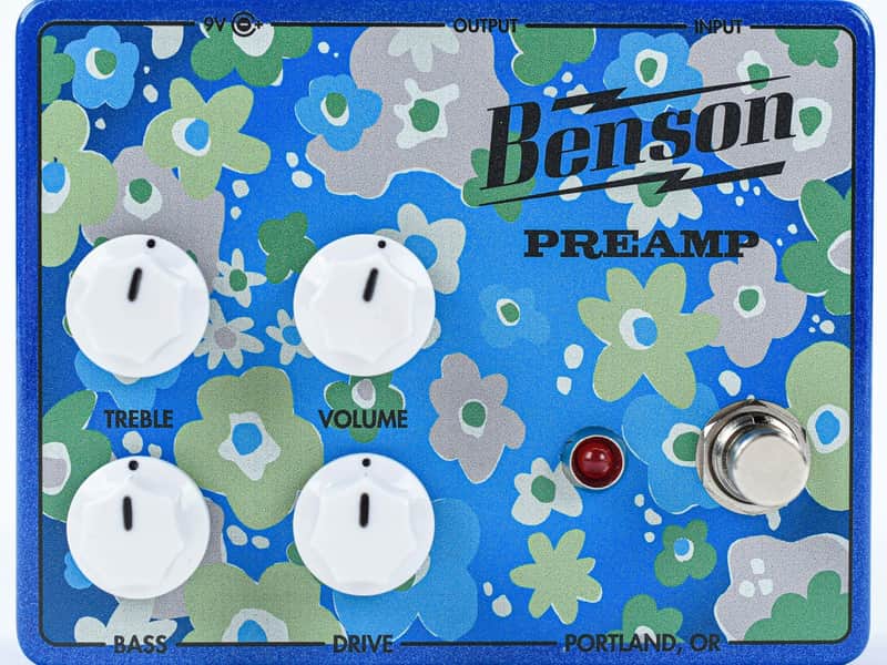 ギター benson preamp flower child blue flower Benson Preamp 'Flower Child' | Reverb Canada