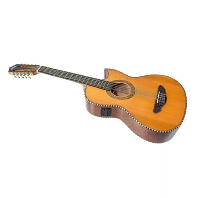 10-String Electric Acoustic Bajo Quinto – Solid Cedar Top with Sapele Back & Sides image 5