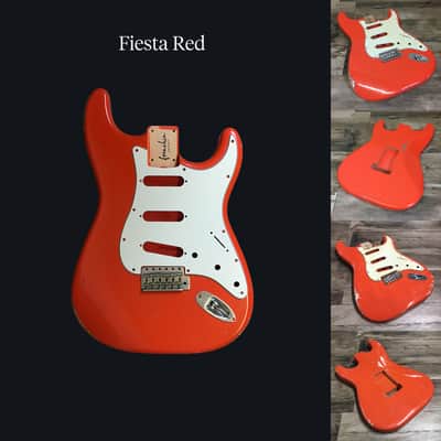 Made to Order - FRANCHIN Mercury guitar body Relic Aged 100% Nitro Lacquer (Sunburst/ Black/ White/ Blue/ Green/ Yellow/ Red/ Pink/ Burgundy/ Purple/ Gold/ Silver, etc.) Basswood Poplar Stratocaster-Strat-S-Style Made in Italy image 18