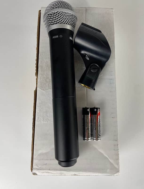 Immagine Shure BLX2/PG58 Handheld Wireless Microphone Transmitter with PG58 Capsule, J11 Band - 1