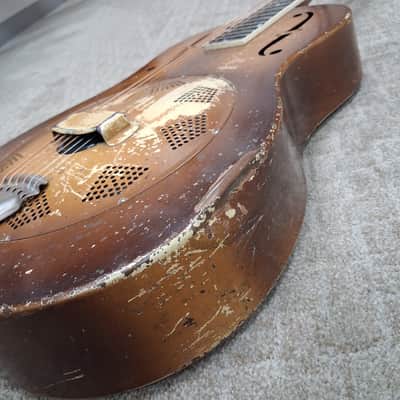 Vintage 1930 National Triolian w/ Soft Shell Case image 17