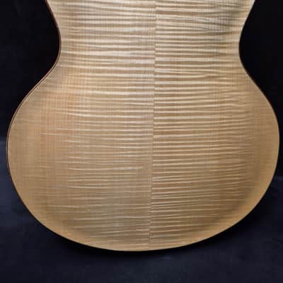 Dotson Hand-Carved Archtop Electric Guitar Made in USA - Natural Demo image 10