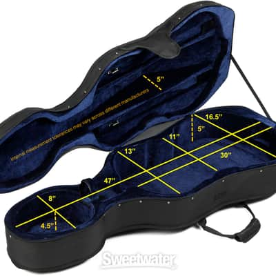 Howard Core CC4100 Lightweight Hardshell Cello Case - 3/4 Size (HC4100LtClo34d1) image 7