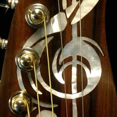 Blueberry Handmade Grand Concert Acoustic Guitar Music Motif image 15