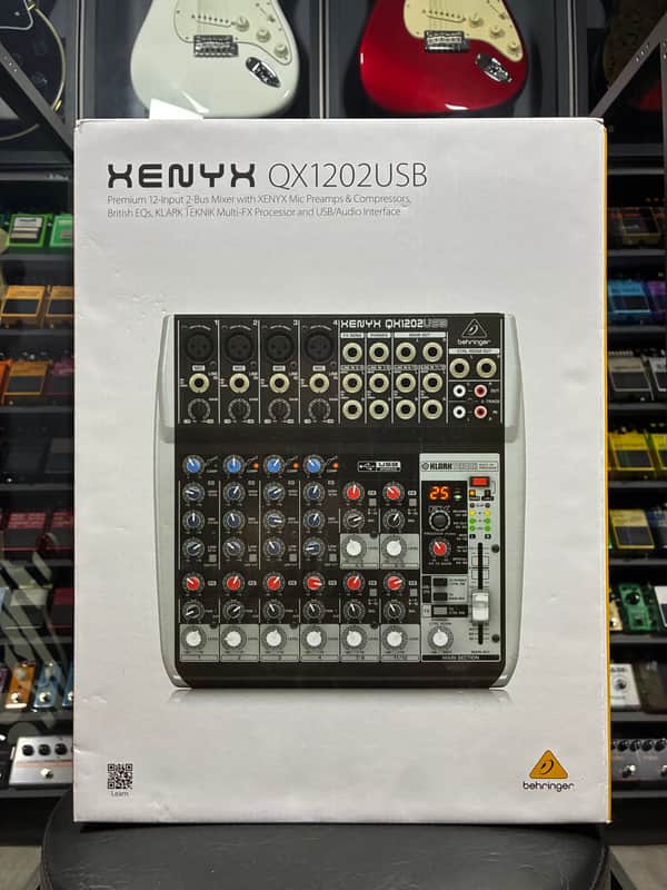 Behringer Xenyx QX1202USB 12-Input Mixer with USB Interface and
