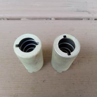 Pair of Early 1960's Gibson Amplifier 139 J-Type Tube Shields! image 2