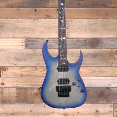 Ibanez RG J.Custom RG8620AH Electric Guitar Ghost Fleet Blue Burst w/ Case image 4