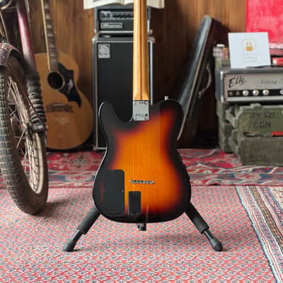 Fender Acoustasonic Tele (2010–2013) – 3-Tone Sunburst, MIM image 4
