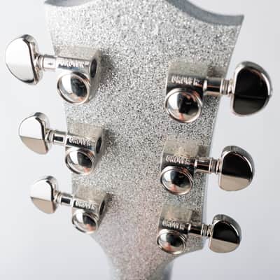 Gibson Custom 59 ES 355 Diamond F Holes Heavy Flake, Silver Sparkle Gloss G | Demo image 7