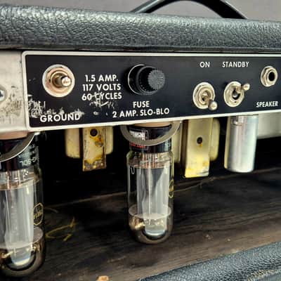 1966 Fender Bandmaster 40-Watt Head *FULLY RESTORED VINTAGE BLACKFACE AMP* image 6