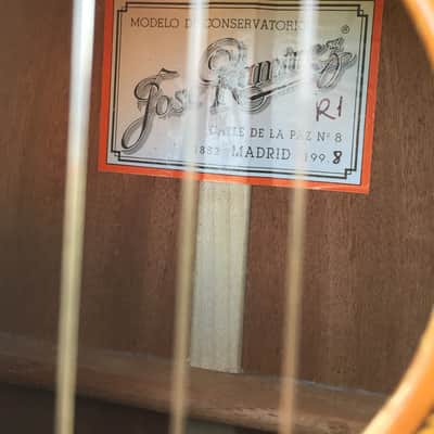 Jose Ramirez R1 Classical Guitar - Solid Cedar Top image 2