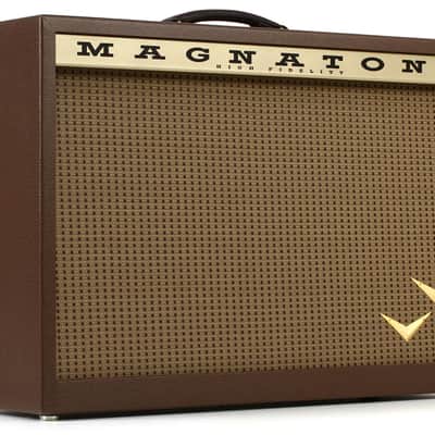 Magnatone Twilighter Stereo - 2 x 12-inch 22+22-watt Tube Combo - Brown Tolex image 1