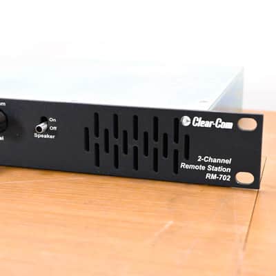 Clear-Com RM-702 1RU 2-Channel Remote Station CG01UW2 image 2