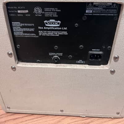 Vox AC4TV 4-Watt 1x10" Guitar Combo 2009 - 2019 - Tan image 4