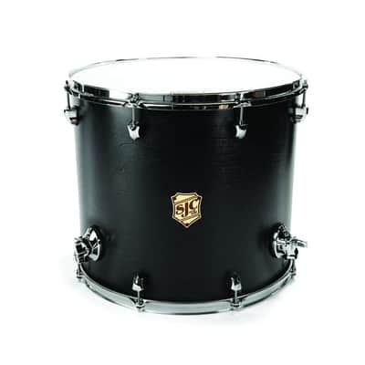 SJC Drums Tour Series 16x18 Floor Tom – Add-On Drum, Maple Shell, Black Satin image 2