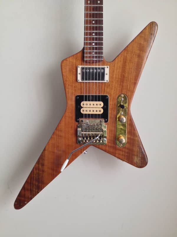 Original Waysted Guitarist Ronnie Kayfield's The "Star" Guitar "One of a Kind" image 1