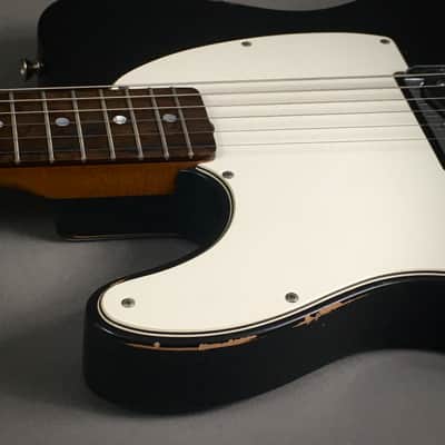 LEFTY! Custom Vintage Boutique NOS Relic Black Nitro Lacquer USA Luther Perkins Exotic Roasted Esquire Tele HSC 7.45 Lb image 7