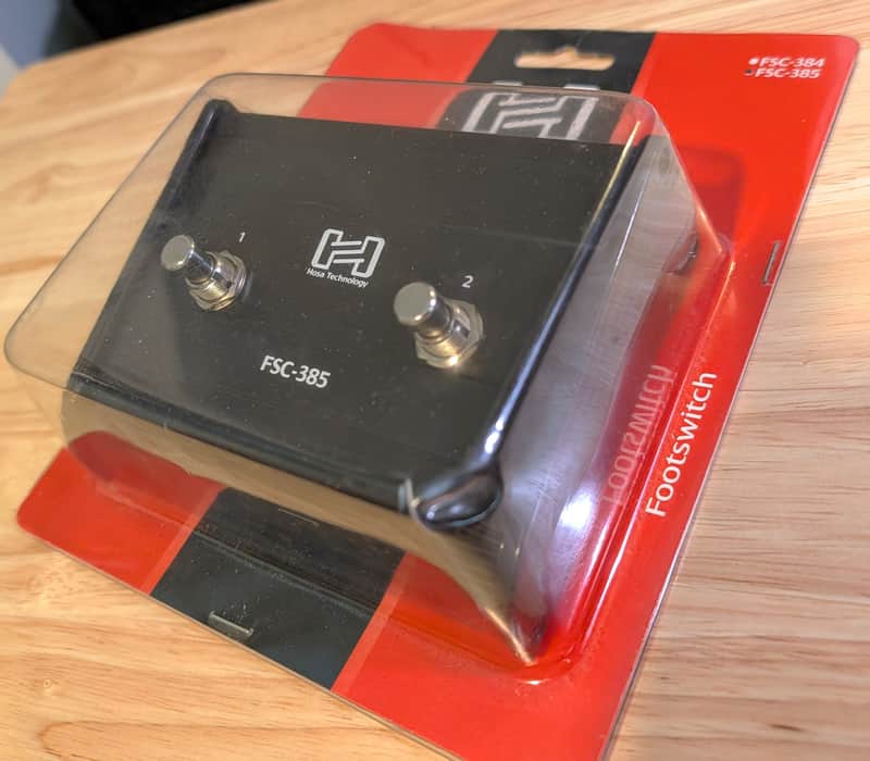 Hosa FSC-385 Dual Latching Footswitch (New in Box) image 1