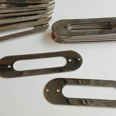 1971 1972 Gibson SG-200 ES-320 Metal Guitar Pickup Rings (2) RARE NOS image 4